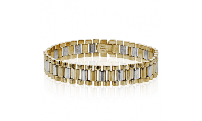 Simon G. Gent Bracelet 14k Gold (White, Yellow) - LB2205-14K