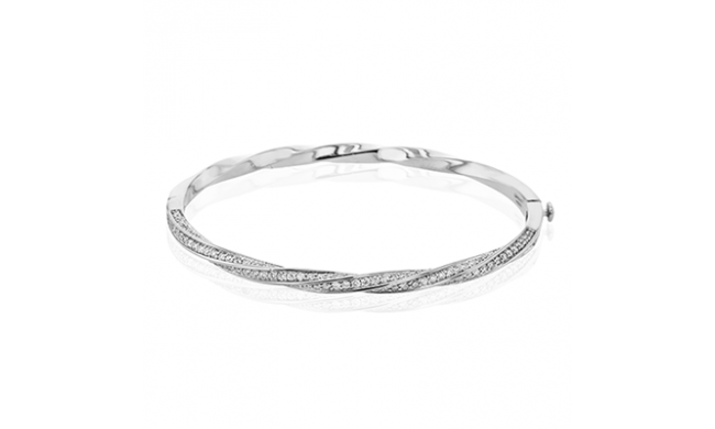 Simon G. Bangle 18k Gold (White) 1.68 ct Diamond - LB2326-18K