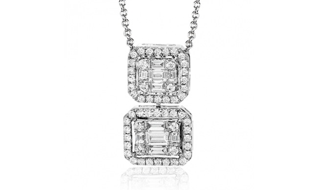 Simon G. Pendant 18k Gold (White) 0.73 ct Diamond - LP4442-18K