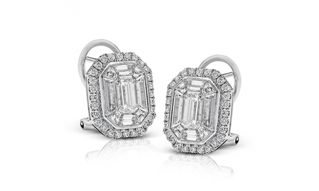 Simon G. Earring 18k Gold (White) 2.38 ct Diamond - ME1749-18K