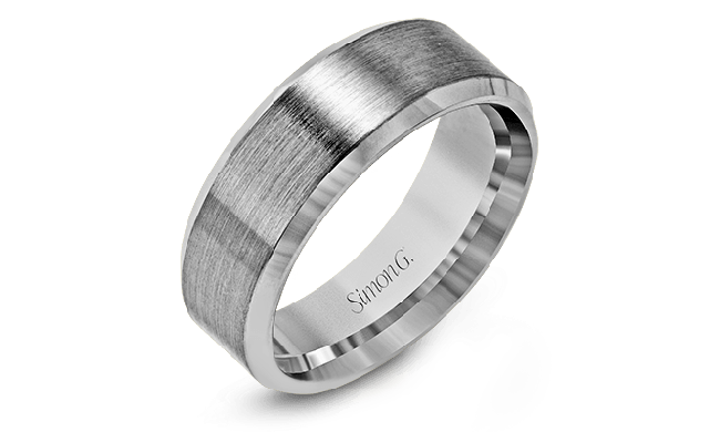 Simon G. Men Ring Platinum (White) - LG151-PT
