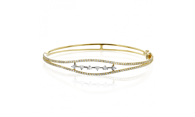 Simon G. Bangle 18k Gold (Yellow) 0.72 ct Diamond - LB2275-Y-18K