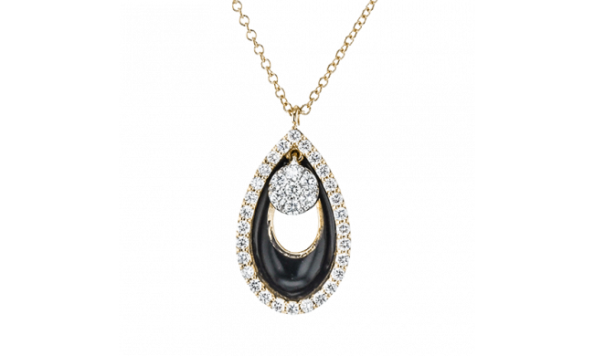 Simon G. Pendant 18k Gold (Rose, White) 0.34 ct Diamond - LP4798-18K