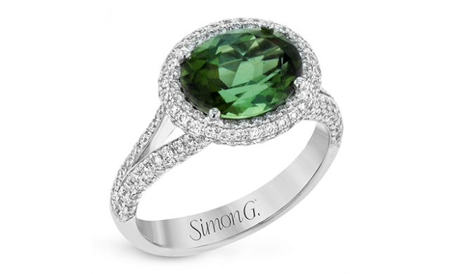 Simon G. Color Ring 18k Gold (White) 2.37 ct Tourmaline 0.76 ct Diamond - LP2113-18K-S