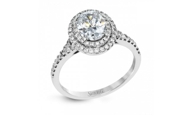 Simon G. 18k White Gold Diamond Engagement Ring - MR2884