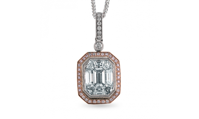 Simon G. Pendant 18k Gold (Rose, White) 2.23 ct Diamond - MP1527-18KRW