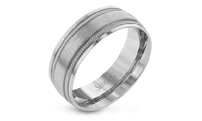 Simon G. Men Ring Platinum (White) - LG189-PT