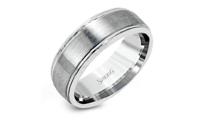 Simon G. Men Ring Platinum (White) - LG155-PT