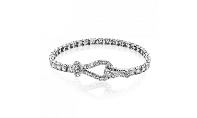 Simon G. Bracelet 18k Gold (White) 4.42 ct Diamond - MB1725-A-18KW