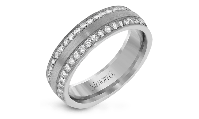 Simon G. Men Ring Platinum (White) 0.5 ct Diamond - LG183-PT