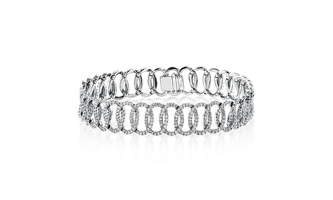 Simon G. Bracelet 18k Gold (White) 3.73 ct Diamond - MB1453-18K