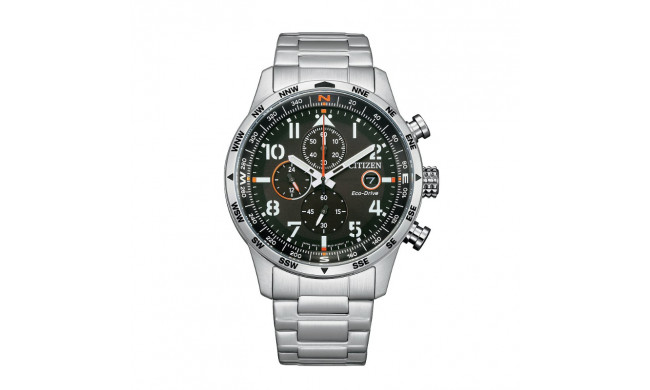 CITIZEN Eco-Drive Weekender Avion Mens Stainless Steel - CA0790-59E