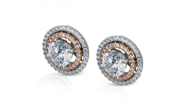 Simon G. Earring 18k Gold (Rose, White) 0.5 ct Diamond - ME1552-18K