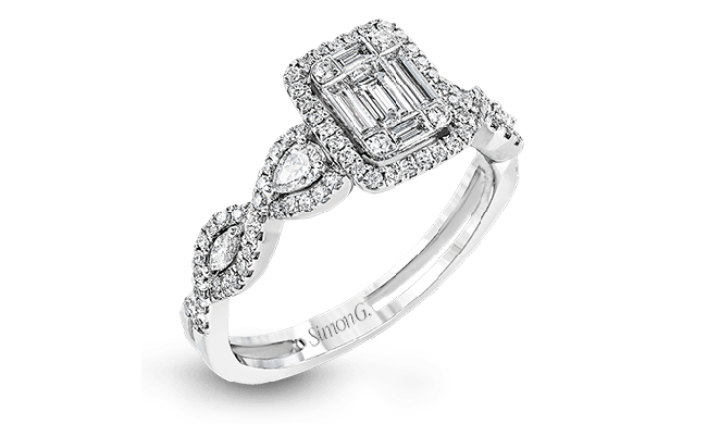 Simon G. Right Hand Ring Platinum (White) 0.78 ct Diamond - MR2636-PT