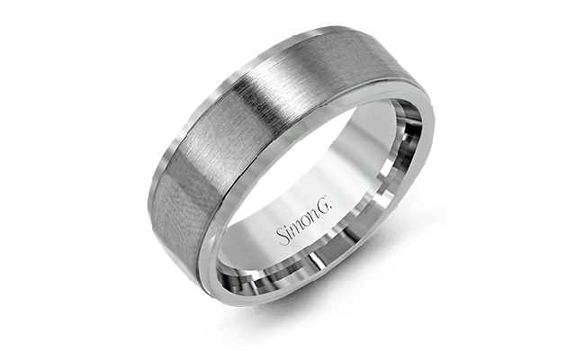 Simon G. Men Ring Platinum (White) - LG154-PT
