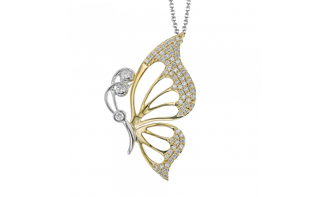 Simon G. Pendant 18k Gold (White, Yellow) 0.44 ct Diamond - LP4815-18K