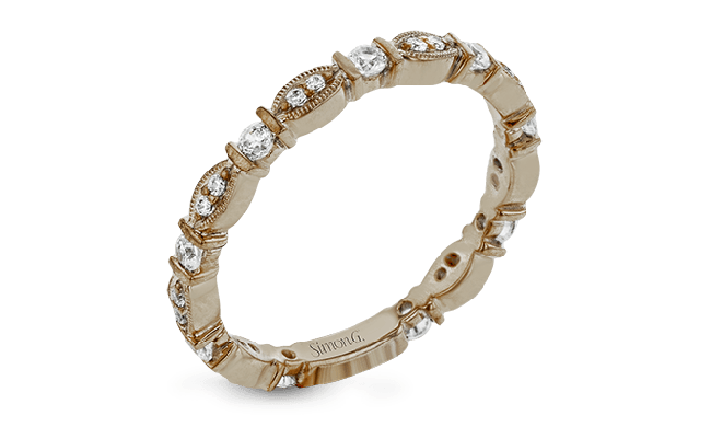 Simon G. Right Hand Ring 18k Gold (Rose) 0.31 ct Diamond - MR2972-R-18K