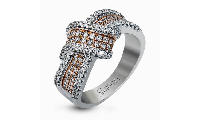 Simon G. 18k White Gold Diamond Right Hand Ring - MR1428