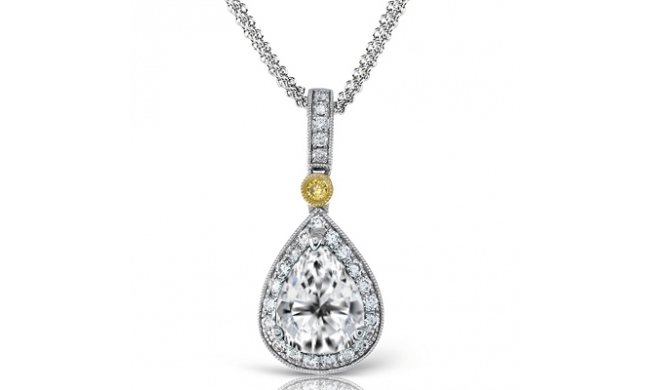 Simon G. Color Pendant 18k Gold (White, Yellow) 0.17 ct Diamond - MP1299-18K