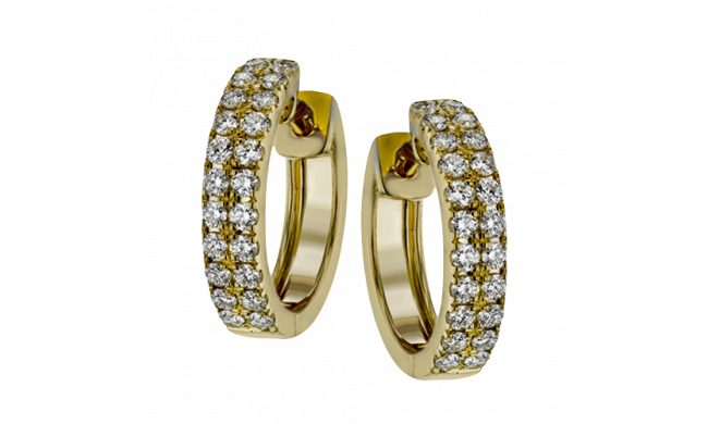 Simon G. Hoop Earring 18k Gold (Yellow) 0.53 ct Diamond - ER369-Y-18K