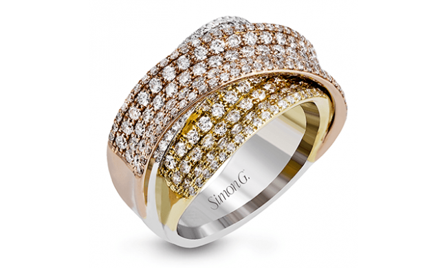 Simon G. Right Hand Ring 18k Gold (Rose, White, Yellow) 1.81 ct Diamond - MR2684-18K