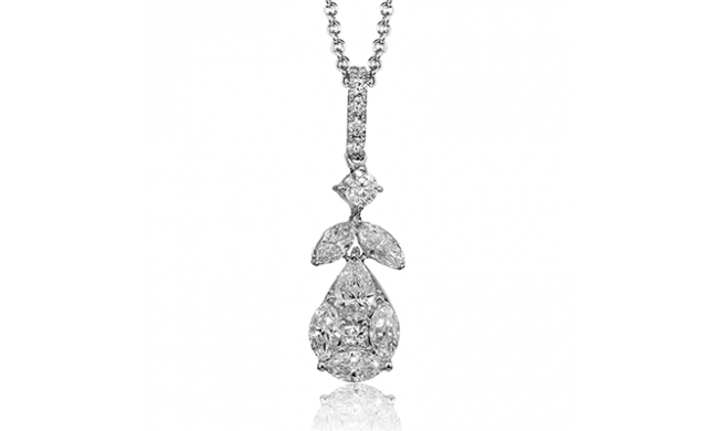 Simon G. Pendant 18k Gold (White) 0.51 ct Diamond - LP4463-18K