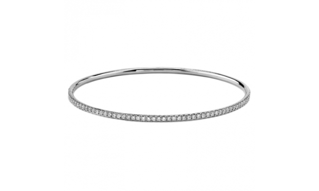 Simon G. Bangle 18k Gold (White) 0.86 ct Diamond - MB1432-18K