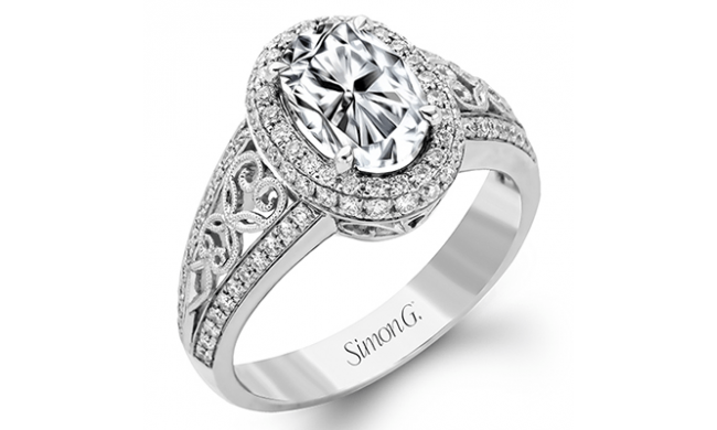Simon G. Color Ring 18k Gold (Rose, White) 0.49 ct Diamond - MR2470-18K