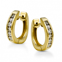 Simon G. Hoop Earring 18k Gold (Yellow) 0.4 ct Diamond - ER152-18K