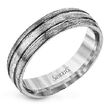 Simon G. Men Ring Platinum (White) - LG173-PT