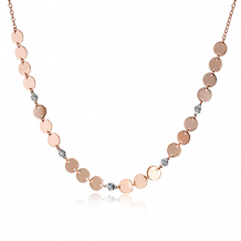 Simon G. Necklace 18k Gold (Rose, White) 0.15 ct Diamond - LP4774-18K