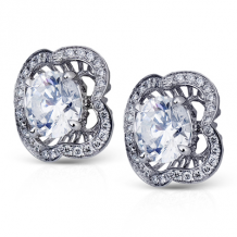 Simon G. Earring 18k Gold (White) 0.27 ct Diamond - ME1554-18K