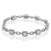 Simon G. Bracelet 18k Gold (White) 3.48 ct Diamond - LB2060-18K