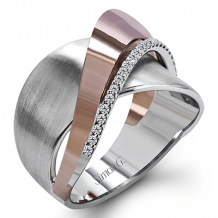 Simon G. Right Hand Ring Platinum (White) 0.12 ct Diamond - MR2681-PT