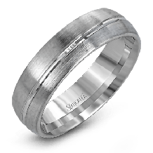 Simon G. Men Ring Platinum (White) - LG138-PT