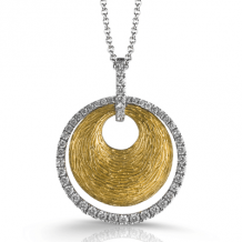 Simon G. Pendant 18k Gold (White, Yellow) 0.45 ct Diamond - MP1523-A-18K