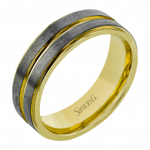 Simon G. Men Ring 18k Gold Gray (Gray) - LG197-18K