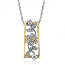 Simon G. Pendant 18k Gold (White, Yellow) 0.24 ct Diamond - MP1272-18K