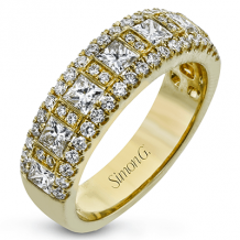 Simon G. Anniversary 18k Yellow Gold Wedding Band - MR1594-Y-18K