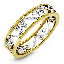 Simon G. Right Hand Ring 18k Gold (White, Yellow) 0.04 ct Diamond - MR2116-18K