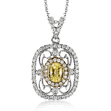 Simon G. Pendant 18k Gold (Rose, White, Yellow) 0.83 ct Diamond - TP201-18K