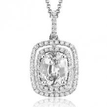 Simon G. Color Pendant 18k Gold (White) 0.23 ct Diamond - MP1920-18K