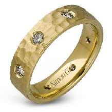 Simon G Men Ring 14k Gold (Yellow) 0.55 ct Diamond - LP2176-14K