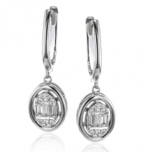 Simon G. Earring 18k Gold (White) 0.48 ct Diamond - LE4587-18K