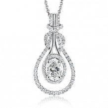 Simon G. Pendant 18k Gold (White) 0.84 ct Diamond - LP4586-18K