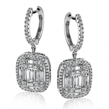 Simon G. Earring 18k Gold (White) 1.2 ct Diamond - LE4317-18KW