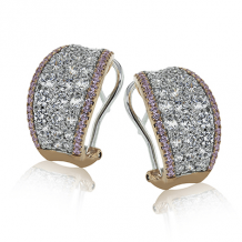 Simon G. Earring 18k Gold (Rose, White) 2.8 ct Diamond - ME2262-18K