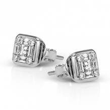 Simon G. Earring 18k Gold (White) 0.33 ct Diamond - LE4448-18K