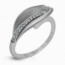 Simon G. 18k White Gold Diamond Ring - DR246