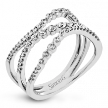 Simon G. Right Hand Ring 18k Gold (White) 0.55 ct Diamond - LR2442-18K
